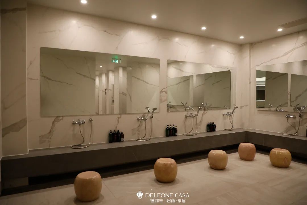 實(shí)景案例 | 6000㎡高端巖板會(huì)所，奢華感拉滿！(圖10)