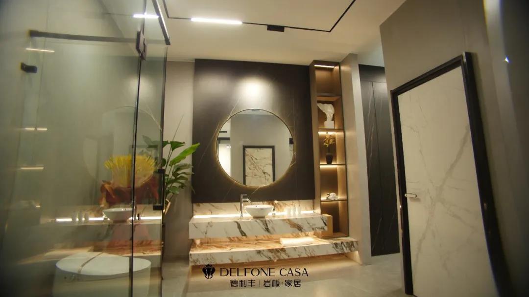 探店速遞 | 德利豐滕州巖板展館，呈現(xiàn)獨特空間美感