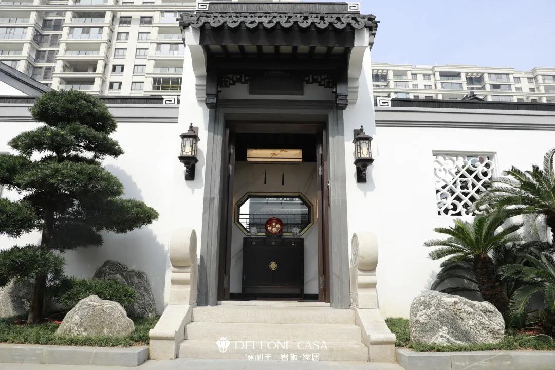 家裝案例 | 280㎡蘇州園林式巖板別墅，古典尊貴，古色古香(圖2)