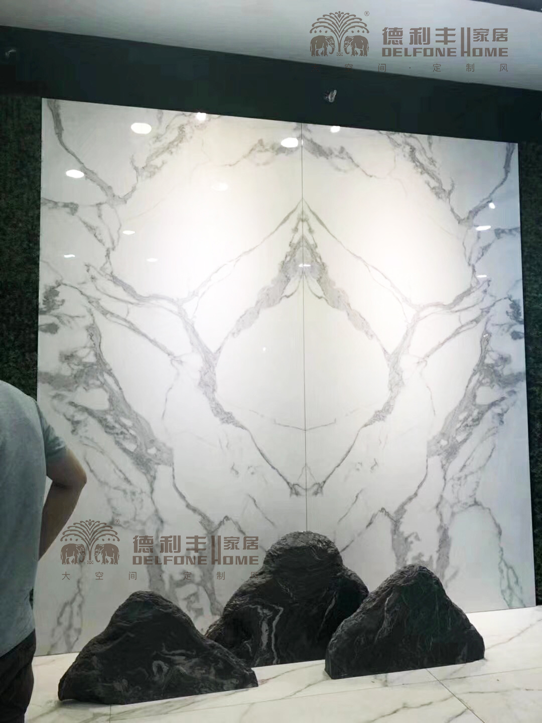大巖板應用案例|輕松駕馭高顏值，巖板墻面玩出(圖3)